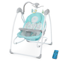 Гойдалка-шезлонг El Camino ME 1028 SENSA (circles aqua mint) Гойдалка-шезлонг El Camino ME 1028 SENSA (circles aqua mint)